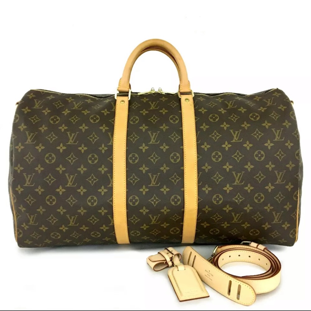 Louis Vuitton Keepall Bandouliere Luggage +Strap++